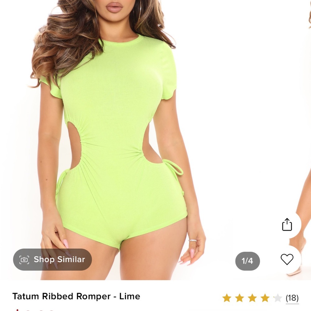 Fashion nova ribbed rumper